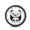 Home & Living ONA | Wall Clock 25Cm Kids Panda Black