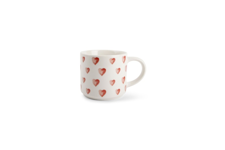 Coffee & Tea ONA | Mug 46Cl Little Hearts Red Amor White