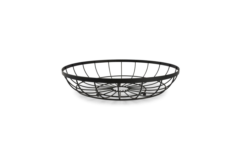 Home & Living ONA | Wire Basket 33Xh8Cm Cluster Black