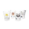 Drink & Bar ONA | Glass Set 26Cl 4 Pieces Kids Zoo Transparent