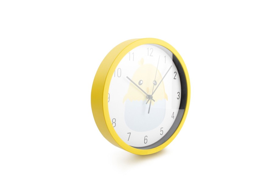 Kids ONA | Wall Clock 25Cm Kids Baby Chick Yellow