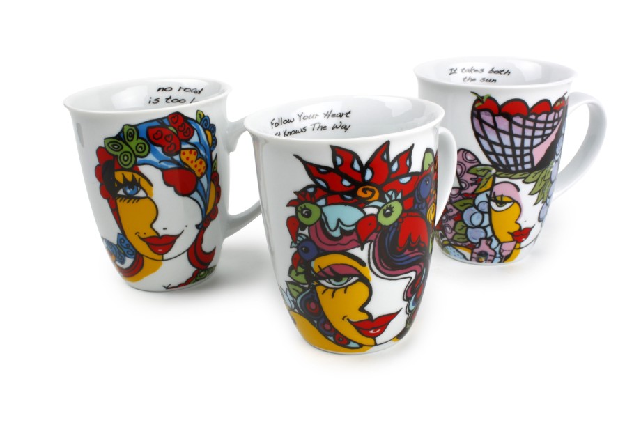 Coffee & Tea ONA | Mug 32Cl Josien Broeren - Set/6 White