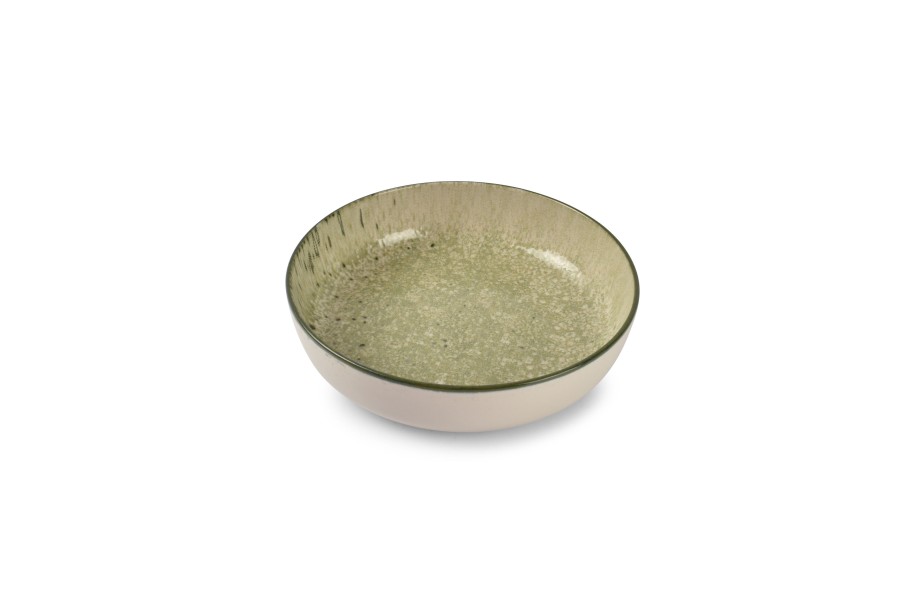 Table & Dining ONA | Deep Plate 18,5Xh5Cm Gravel Green