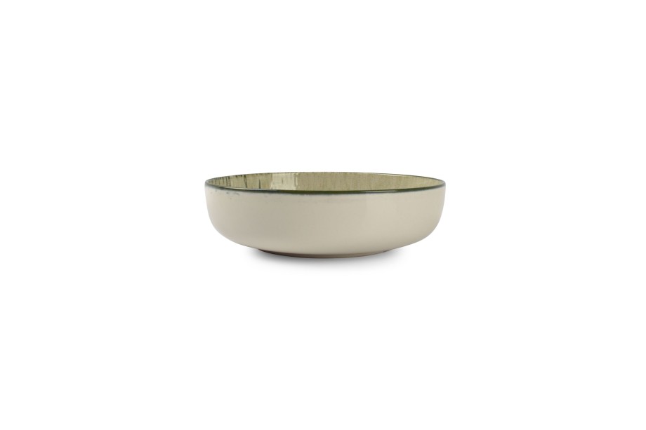 Table & Dining ONA | Deep Plate 18,5Xh5Cm Gravel Green