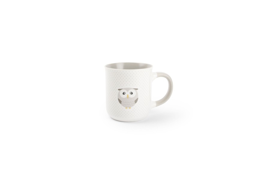 Coffee & Tea ONA | Cup 20Cl Kids Owl Grey, White