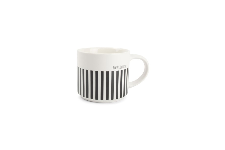 Coffee & Tea ONA | Mug 46Cl Stripes Amor White