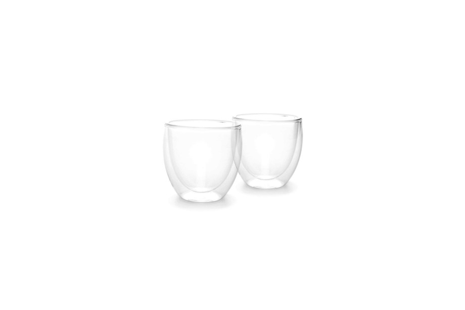 Coffee & Tea ONA | Mocha Cup 9Cl Double Wall Vienna - Set/2 Transparent