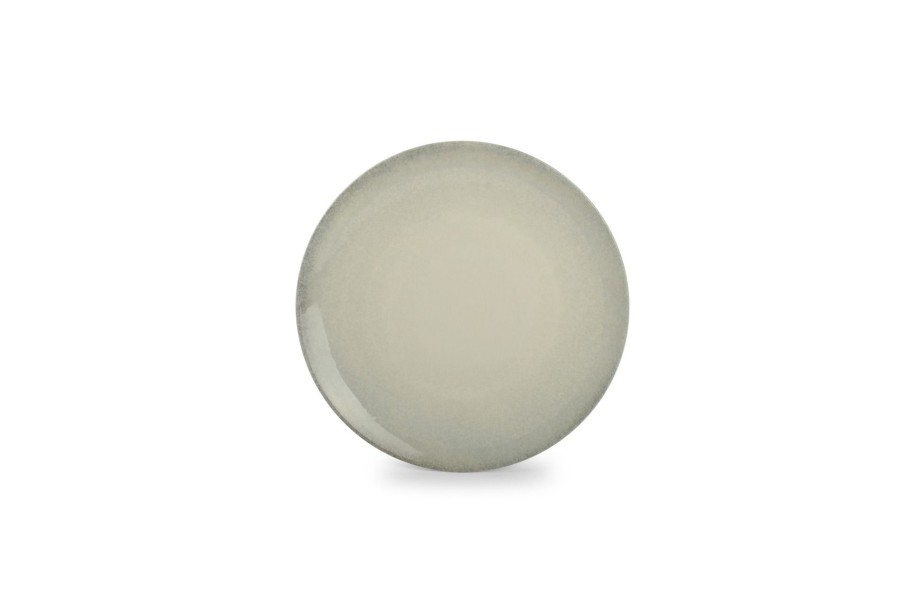 Table & Dining ONA | Plate 25Cm Ivory Fosil White