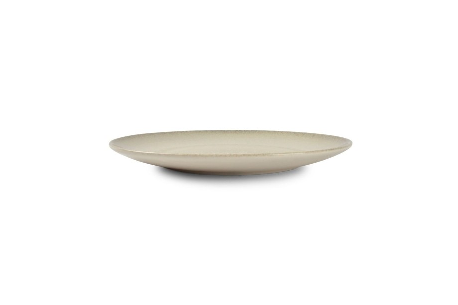 Table & Dining ONA | Plate 25Cm Ivory Fosil White