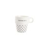 Coffee & Tea ONA | Cup 26Cl Hearts Amor White