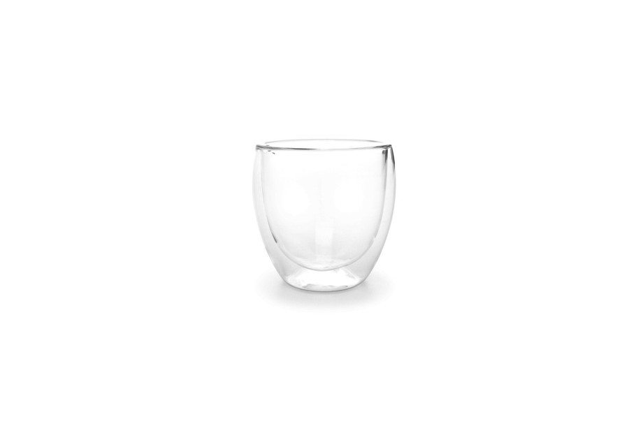 Coffee & Tea ONA | Cup 26Cl Double Wall Glass Vienna - Set/2 Transparent