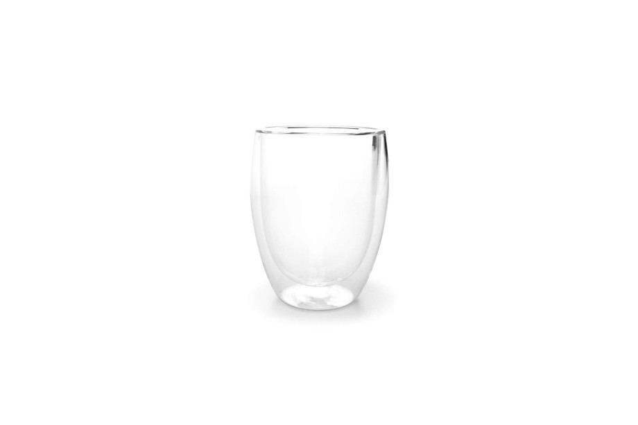 Coffee & Tea ONA | Mug 35Cl Double Wall Glass Vienna - Set/2 Transparent