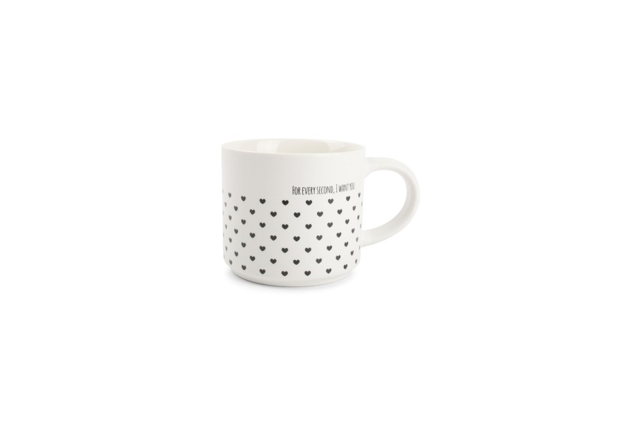 Coffee & Tea ONA | Mug 46Cl Hearts Amor White