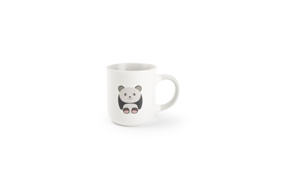 Coffee & Tea ONA | Cup 20Cl Kids Panda Grey, White